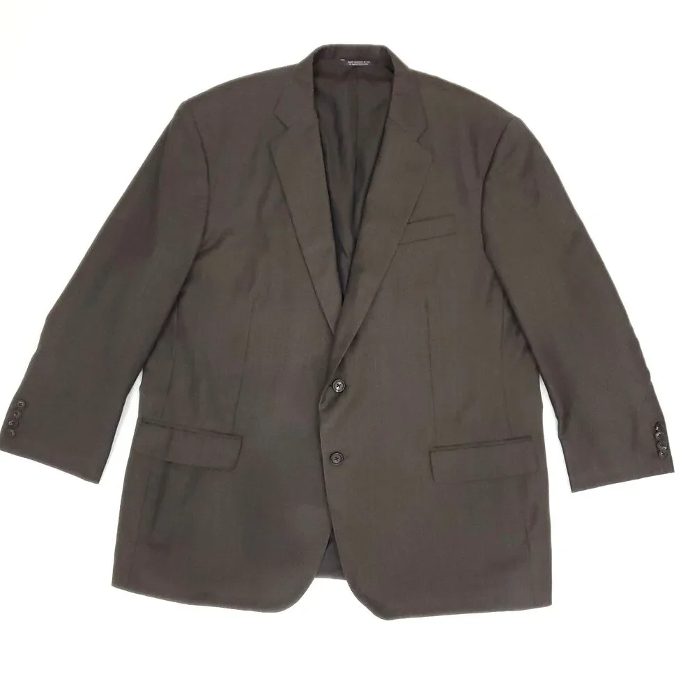 Brooks Brothers Golden Fleece Madison Full Canvas Wool Blazer 48R VBC Italian